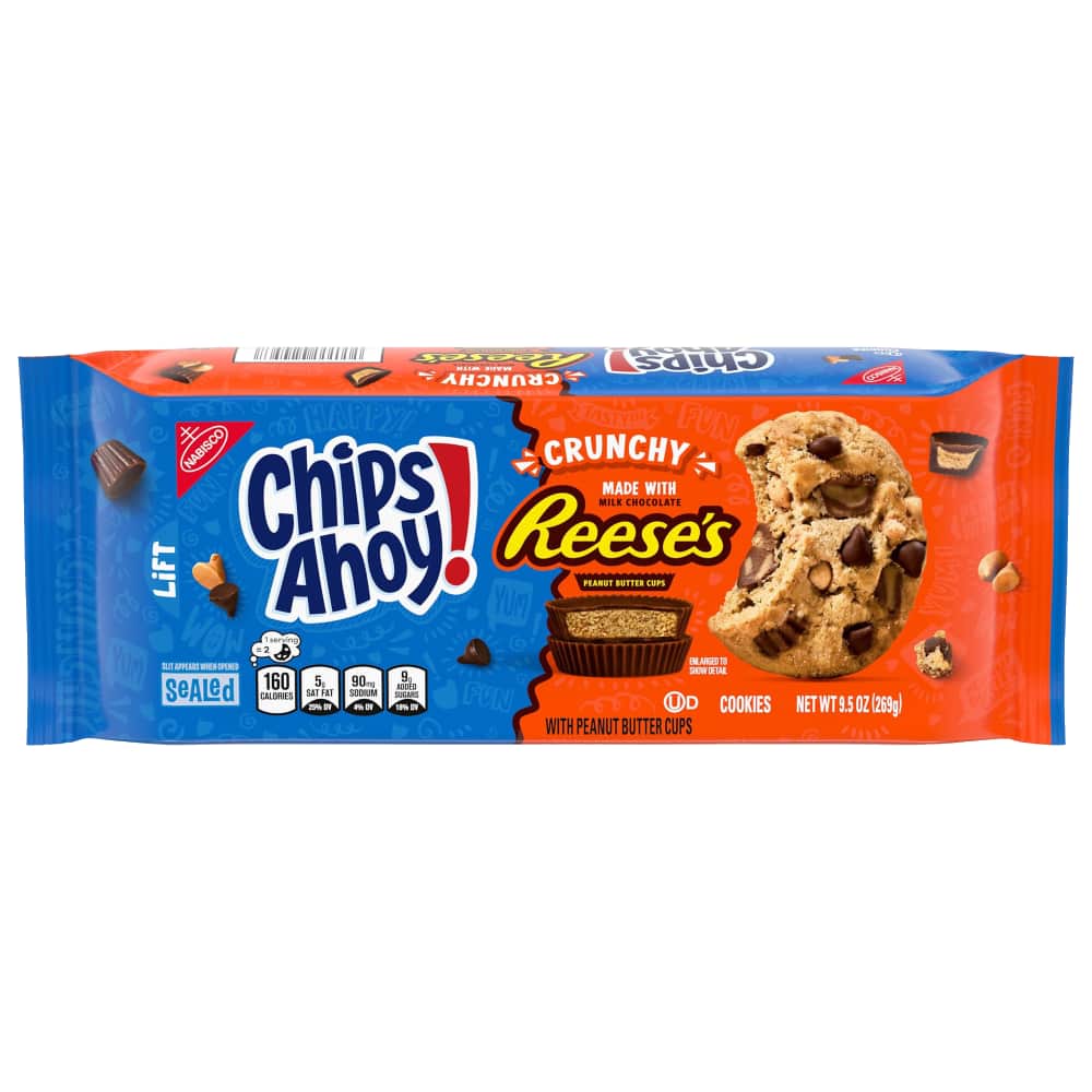 CHIPS AHOY! Reese's Peanut Butter Cup Crunchy Cookies – 9.5 oz