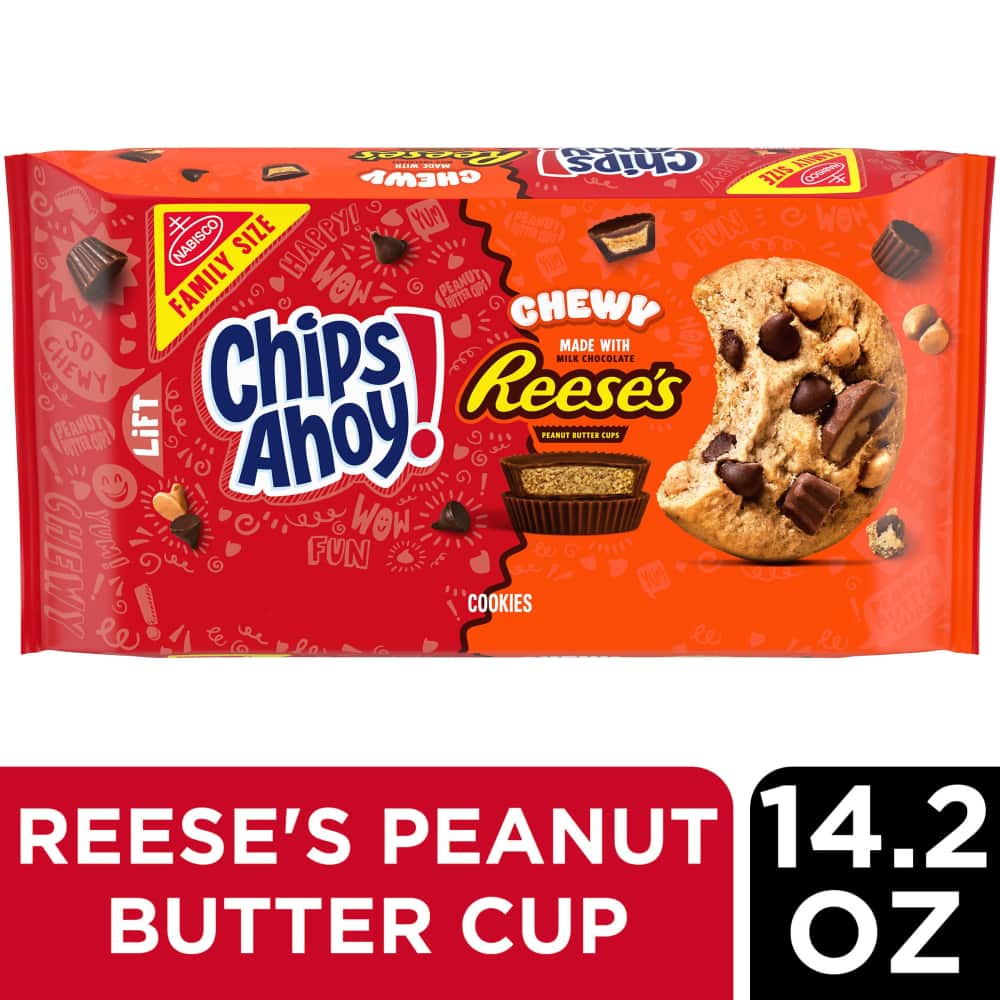 CHIPS AHOY! Reese's Peanut Butter Cup Chewy Cookies – 14.25 oz