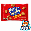NUTTER BUTTER Bites 1 oz bag; listing includes ten 1 oz bags; Open Snax mascot shows included quantity