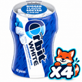 ORBIT White Peppermint 40-piece bottle; listing includes 4 bottles; Open Snax mascot quantity badge